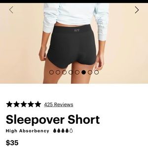 Sleepover short (period underwear)